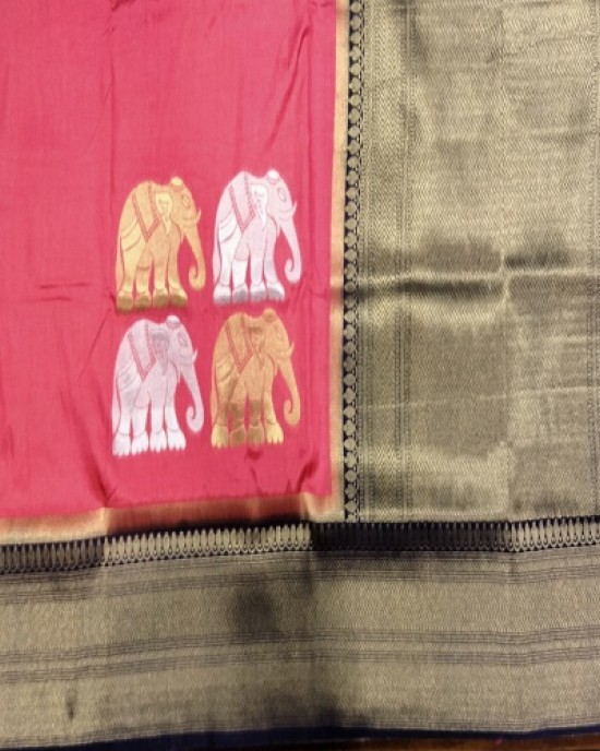 BANARAS CHAKMA CRAPE SAREE BANARAS CHAKMA CRAPE SAREE