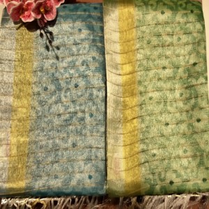 SILVER JUTE SAREE