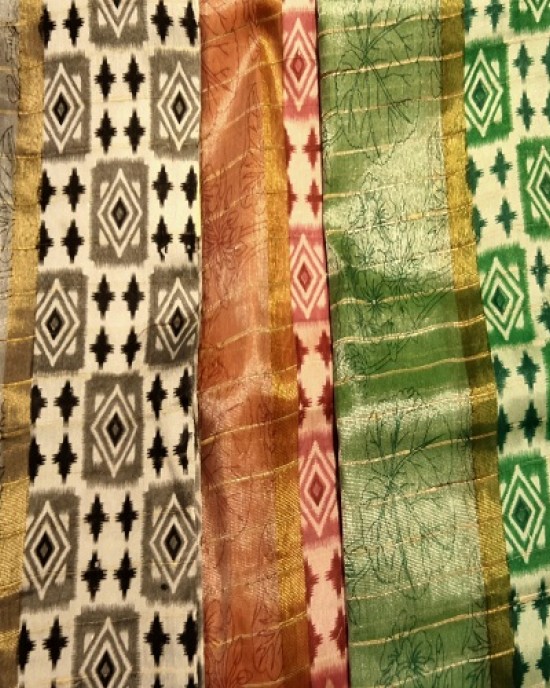 CHANDERI TISSUE SAREE